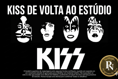 ⚡ KISS de volta ao estúdio